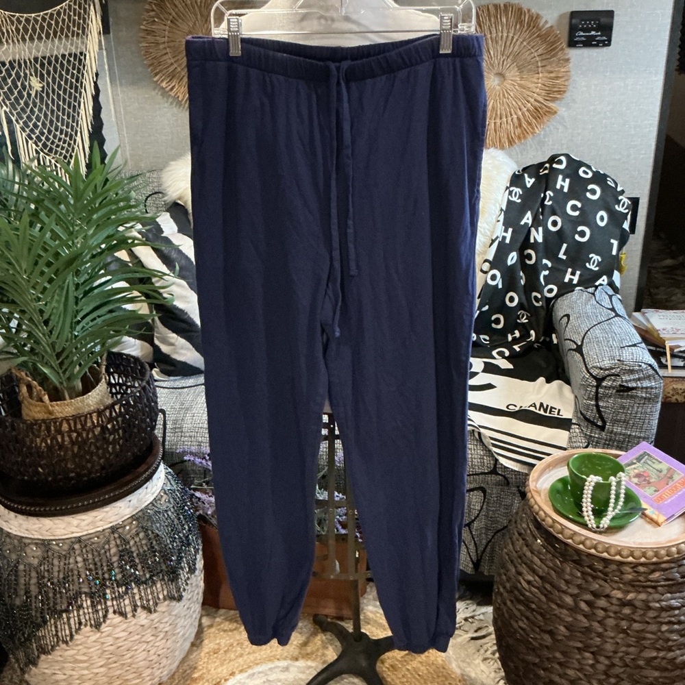 Vermont Country Store Men's Navy Joggers M